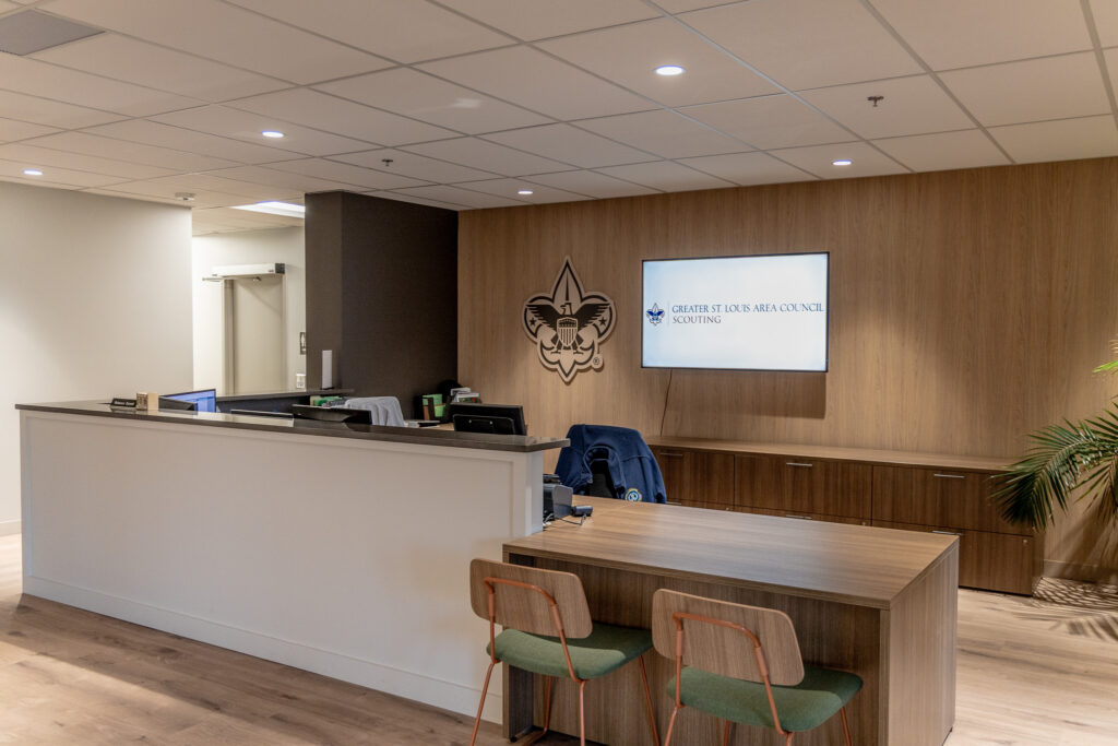 Indoor Digital Signage for Scouting America keeps visitors updated with latest events and important information 