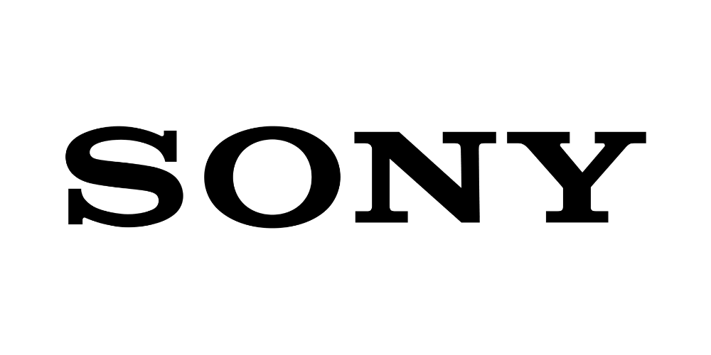 The image shows the SONY logo in bold, black capital letters with a clean, simple font on a transparent background.